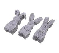 Beavorty Lot de 36 Porte-Monnaie Lapin pour Pâques Petit Porte-Cartes de Lapin, Décoration de Table et Porte-Billets, Accessoires pour Paquet de Rangement et Présents Festifs de Printemps