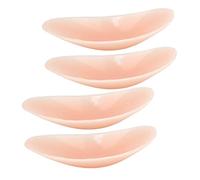 Beavorty Lot de 4 Épaulières en Silicone Antidérapantes Adhésives pour Femmes Rehausseur d'Épaule Invisible Confortables et Respirantes Accessoire de Mode pour Vêtements Utilisation Solide