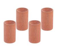 Beavorty Lot De 4 Mini-piédestaux Cylindriques Ronds Pour Bouteilles