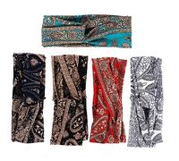 Beavorty Lot de 5 Bandeaux à Enrouler en Croix pour Femmes Et Filles