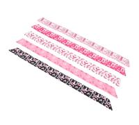 Beavorty Lot de 5 Bandeaux à Ruban Rose pour Fête Accessoires Photo et Coiffes de Soirée Femmes Bandeaux Légers et Flexibles pour Sensibilisation au Cancer du Sein Couvre-Chefs