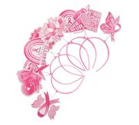 Beavorty Lot De 5 Bandeaux De Sensibilisation À La Poitrine -Têtes En Ruban - Accessoires Photo Pour Femmes Pour Fêtes Et Événements Thématiques Décorations De