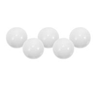 Beavorty Lot de 5 Perles de Roue Russe Blanches en Acrylique, Billes de Roulette 18 Mm Compatibles Roues 20-27 Pouces, Accessoires pour Jeu de Poker et Roulette de Table, Jeu de Société