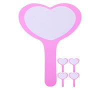 Beavorty Lot de 5 Tableaux de Score Portatifs de Cœur 20x28 Cm, Tableau Blanc Effaçable à Sec, Mousse Légère et Solide, pour Jeux, Vote et Entraînement Sportif