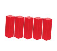 Beavorty Lot De 5 Tubes Vides Pour Rouge À Lèvres Portables Et Étanches Aimants Rouges Pour Voyage
