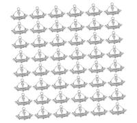 Beavorty Lot De 50 Pendentifs Extraterrestres Breloques Extraterrestres Pour Bracelets Et Colliers Pendentifs En Alliage Pour Fêtes Bijoux Accessoires Créatifs