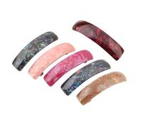 Beavorty Lot De 6 Barrettes À Cheveux Géométriques En Marbre Pour Femmes Accessoires Tendance En Acrylique Couleur Aléatoire