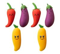 Beavorty Lot de 6 Gommes à Crayons en TPE, Formes Légumes et Fruits Colorées, Gommes Multifonctions pour Dessin, Bureau et École, Accessoires Effaçables Amusants et Portables