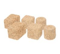 Beavorty Lot de 6 Meules de Foin Miniatures Réalistes en Fausse Paille Bois, Décoration en Foin pour Maison de Poupée, Accessoires DIY Champêtre 3 Formes pour Scène Ferme et Jardin