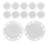 Beavorty Lot de 6 paires de boutons-pression magnétiques à coudre - Blanc - Diamètre : 26 mm - Pour vêtements, manteau, coupe-vent, sacs à main, bavoir, bricolage, couture, bricolage, accessoires de
