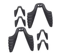 Beavorty Lot De 6 Plaquettes De Nez Antidérapantes Pour Lunettes Pont De Nez Pour Lunettes Coussinets De Support De Nez Pour Lunettes Coussinets De Nez En Caoutchouc Noir