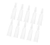 Beavorty Lot de 60 Embouts D'ampoules Transparents 2 Ml en Tpe Souple, Accessoires de Distribution de Liquides Précis pour Flacons Cosmétiques et Médicaux, Protection des Mains pour Usage