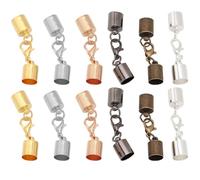 Beavorty Lot de 60 Fermoirs Mousquetons en Alliage pour Bijoux, Résistants la Casse, Faciles à Appliquer, pour Porte-clés et Processus DIY