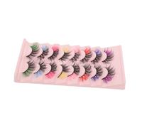 Beavorty Lot De 8 Paires De Faux Inspirés Moelleux Et Cosplay Pour Femmes Extensions De Individuelles Boucles De Luxe