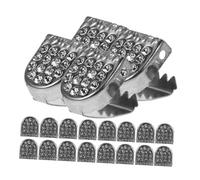 Beavorty Lot de Clips Lacets Chaussures Paresseux en Alliage de Zinc, Fixation sans Nouer, 20 Pièces pour Garçon et Filles et Adultes, Accessoires Polyvalents pour Chaussures de Sport,