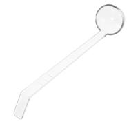 Beavorty Louche à Soupe Transparente en Polycarbonate, Cuillère à Long Manche Ergonomique Antidérapante, Taille Moyenne, pour Buffet, Sauce, Préparation Culinaire - Accessoire la Cuisine