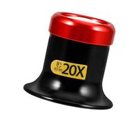 Beavorty Loupe à Bandeau Métallique 20x pour Réparation De Montres Et Bijoux, Outil D'horloger Lentilles en Verre, Adaptée Aux Travaux De Précision Et Entretien Minutieux