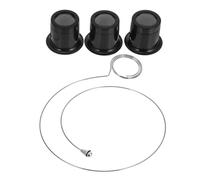 Beavorty Loupe Grossissante à Clip Multifonction pour Horloger Et Bijoutier, 4 Pièces en Acier Inoxydable, Grossissements 5X 10x 15x, Loupe pour Réparation De Montres Et Précision Artisanale