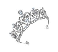 Beavorty Magnifique -tête De Mariée Avec Strass Scintillants Pour Mariée Demoiselle D'honneur Épouse Petite Amie Fête