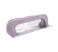 Beavorty Makeup Brush Travel Case Compact Organizer with Smooth Zipper for Eyeliner Eyeshadow Lipstick Portable Cosmetic Brush Holder for Travel and Daily Use