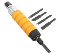 Beavorty Mandrin Flexible pour Burin Électrique de Sculpture sur Bois, Poignée Ergonomique, Compatible Meuleuse Rotative, Outil de Gravure Précis pour Travail du Bois et Linogravure, Kit