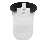 Beavorty Marchepied Pliable avec Ventouse Blanc en Plastique Abs et Epdm, Design Ergonomique pour Usage à Domicile Voyage, Accessoire Pratique pour Salle de Bain