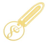 Beavorty Marque-page en Métal de Note de Musique Dorée, Accessoire de Lecture Artistique, Présent pour Professeurs de Musique et Amateurs, pour Livres et Décorations, Usage Scolaire