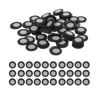 Beavorty Marqueurs Magnétiques 6 Feuilles de 50 Pièces pour Scanner 3D en Plastique Noir pour Améliorer la Fiabilité Performance du Suivi Optique en Archéologie et Architecture