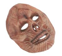 Beavorty Masque de Démon Intégral en Latex et Nylon Détails Réalistes de Cicatrices, Réutilisable, pour Cosplay Zombie et Fêtes D'halloween Terrifiantes