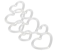 Beavorty Matrices de Découpe Métal Forme Cœur Mini, Pochoir DIY en Acier Carbone Résistant pour Scrapbooking, Gaufrage et Fabrication Cartes, Outil Artisanal Polyvalent pour Loisirs