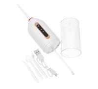 Beavorty Mini Water Flosser Portable Rechargeable Electric Oral Irrigator Compact Travel Tank Adjustable Modes For Dental Care