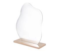 Beavorty Miroir De Maquillage Vertical Irrégulier Et Esthétique Compact pour Bureau Accessoire Photo