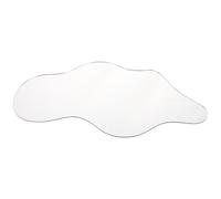 Beavorty Miroir D'étang Décoratif en Acrylique Argenté de Forme Irrégulière pour Village Miniature de Noël Haute Transparence et Reflet Réaliste, Installation Facile pour Scènes Miniatures