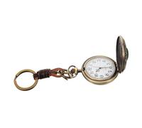 Beavorty Montre De Poche Porte-Clés Antique Vintage Lisse Montre De Poche Accessoire De Montre De Poche en Métal Montre De Poche pour Hommes Montre De Poche À Quartz Montre De Poche pour