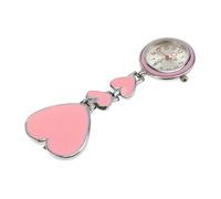 Beavorty Montre pour Infirmière Design Cœur Aiguille Facile à Lire Étudiants Médecins