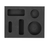 Beavorty Moule à L'Or en Graphite Multi-Orifices pour Métal, Usinage Haute Précision, Démoulage Facile, Optimisation du Flux d'Huile, pour Artisanale