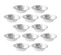 Beavorty Moule à Pâtisserie en Aluminium Jetable 8 CM 500 Pièces pour Cuisson de Tartelettes aux Œufs et Mini-Gâteaux Lors de Fêtes et Événements