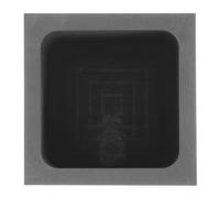 Beavorty Moule en Graphite Carré pour Coulée de Métaux Précieux - Résistant Haute Température pour Fusion Or, Argenté, Cuivre et Laiton - Outil de Moulage Artisanal Précis et Solide