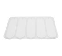 Beavorty Moule en Silicone pour Marque-Pages DIY Moule à Marque-Page en Silicone pour Résine Époxy Forme Ovale pour Création Artisanale Outil de Moulage Résistant pour Loisirs Créatifs