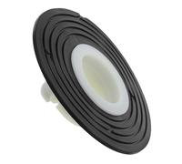 Beavorty Noyau de Canalisation D'égout Anti-odeurs en Plastique Solide, Petit Modèle Grand Disque Noir Ajustable, Crépine de Drain pour Salle de Bain, Évite Reflux et Insectes,