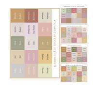 Beavorty Onglets Bibliques Autocollants pour Lecture de Bible, Séparateurs Colorés Solide, 5 Feuilles D’étiquettes Index Claires et Pratiques pour Étude et Organisation des Pages