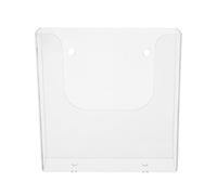 Beavorty Organisateur Fichier Suspendu Compartiments en Plastique Transparent, Présentoir à Brochures Vertical pour Classement Dossiers Professionnels