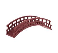 Beavorty Ornement Miniature de Pont en Arc Marron pour Bonsaï, Plastique | Décoration Classique pour Pot de Plante, Léger et Robuste, pour Étagères, Aménagement Paysager, Collectionneurs