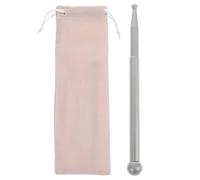 Beavorty Outil de Massage en Acier Inoxydable 2 Pièces, Bâtonnet d'Acupression Ergonomique pour Massage du Dos Cou, pour Relaxation Musculaire Chez Adultes Couleur Aléatoire