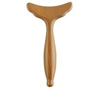 Beavorty Outil de Massage Gua Sha Bois Naturel Grattage Traditionnel pour Visage et Corps Baguette de Beauté Queue de Sirène Détente Dos Cou et Usage Salon et Domicile