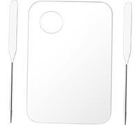 Beavorty Palette De Mélange Avec Spatule - Fond De Teint Pour Institut De Beauté - Réutilisable Et Facile À Nettoyer