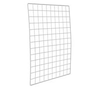 Beavorty Panneau Mural en Maille Métallique Blanc Grosse Taille 48,5 X 37,5 Cm pour Décoration Murale, Grille D’Affichage Photo Multifonction, Filet Suspendu en Fer Robuste pour Salon,