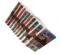 Beavorty Papier Sacrifical pour Culte des Ancêtres 10pcs Monnaie Papier Fantôme Colorée pour Offrandes Funéraires Fête Qingming et Rituels Jeu de Rôle