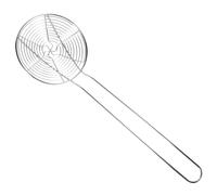 Beavorty Passoire Inox la Cuisine Résistante à Haute Température en Acier Inoxydable Argenté, Cuillère Filtrante Polie pour Cuisson et Mélange, Ustensile Pratique pour Fondue