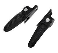 Beavorty Pédales Antidérapantes Pliantes pour Vélo Électrique, Paire Noire Résistante à l'usure, Repose-Pieds Arrière Robustes Adaptés VTT et Vélos de Route, Accessoires Indispensables